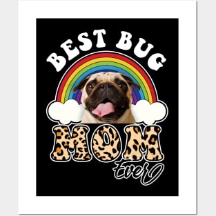 Best Pug Mom Posters and Art